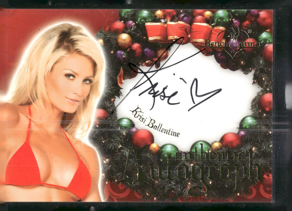 2006 Bench Warmer Holiday Series #16 Krisi Ballentine Holiday Autographs