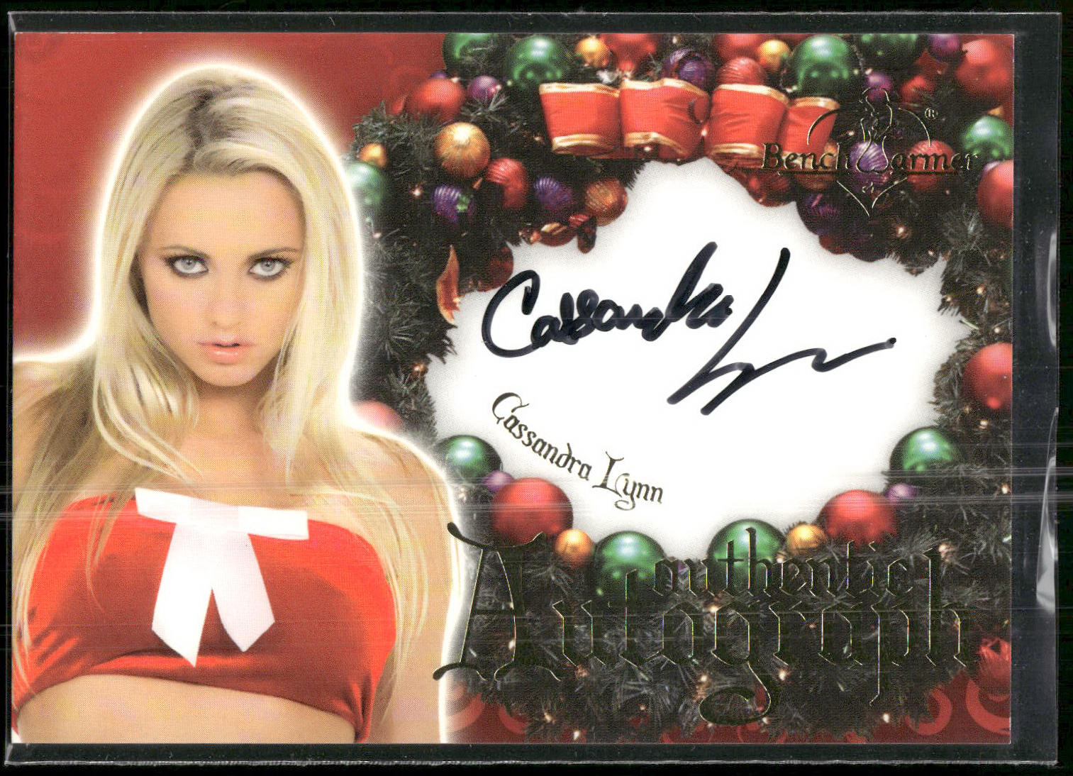2006 Bench Warmer Holiday Series #15 Cassandra Lynn Holiday Autographs