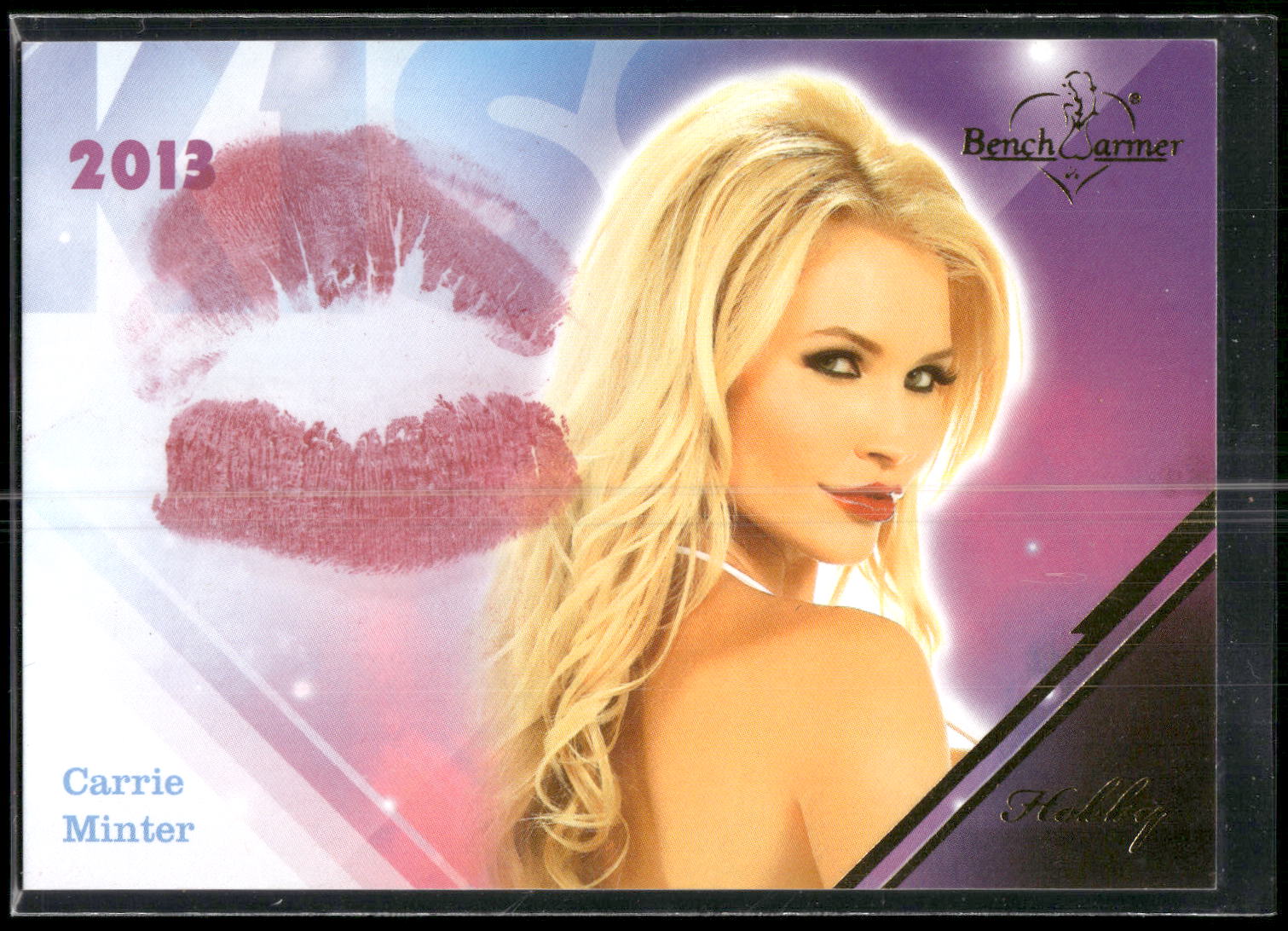 2013 Bench Warmer Hobby #26 Carrie Minter Kiss