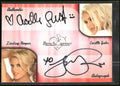 2006 Bench Warmer #CT-4 Cecille Gahr and Lindsey Roeper Autograph