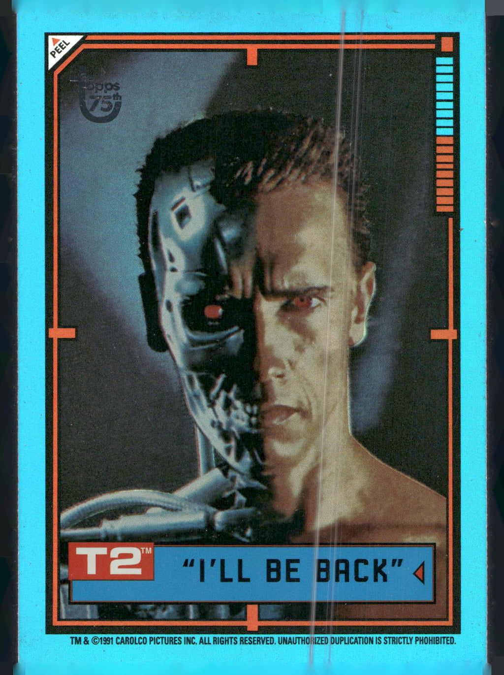 2013 Topps 75th Anniversary #97 Terminator 2: Judgement Day Foil
