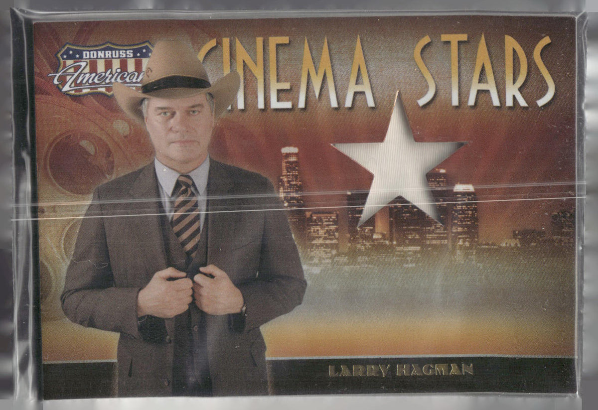 2007 Donruss Americana #CS-20 Larry Hagman Cinema Stars Material