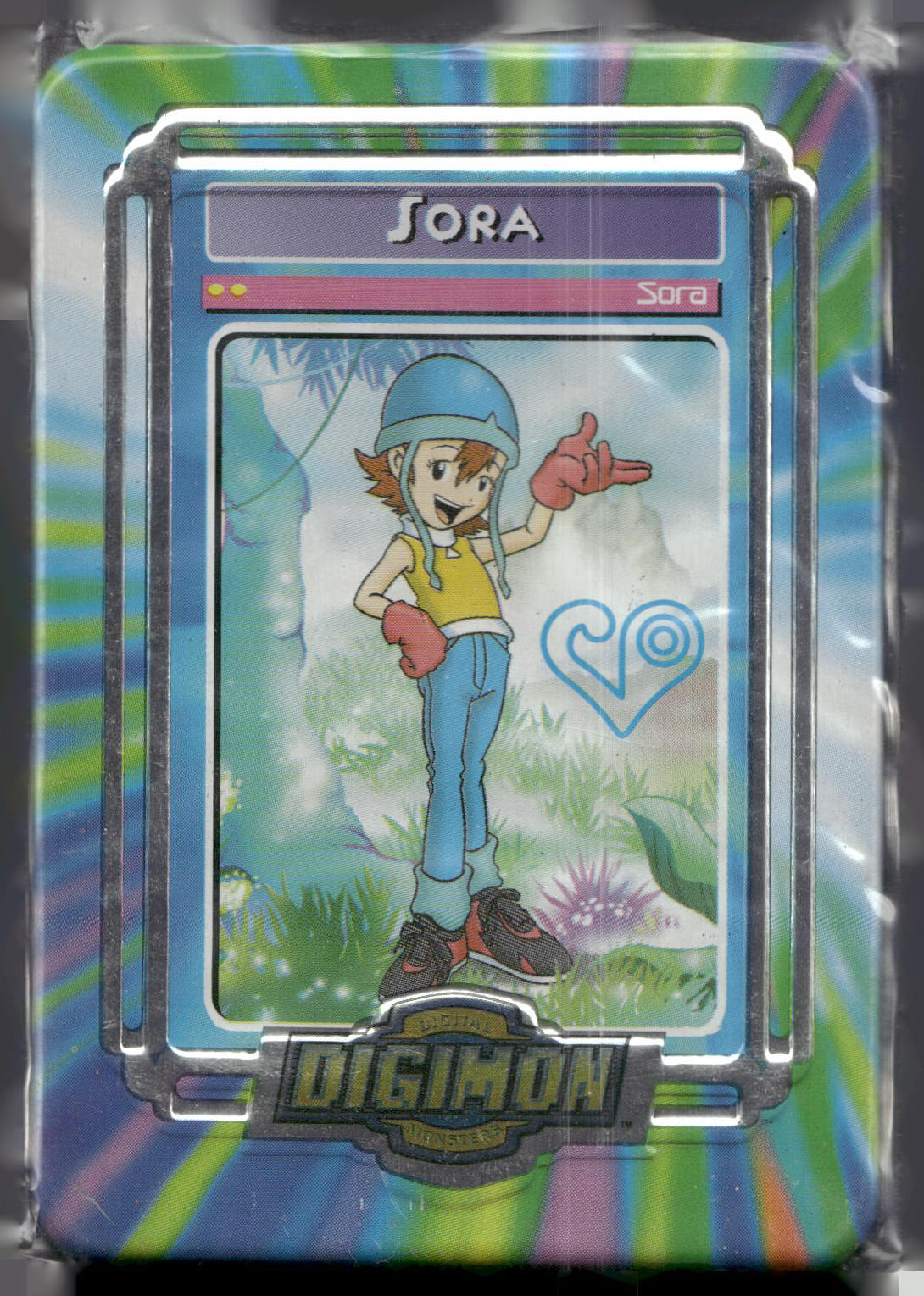 2000 Taco Bell Digimon Movie Promo Metal Trading Card # Jora