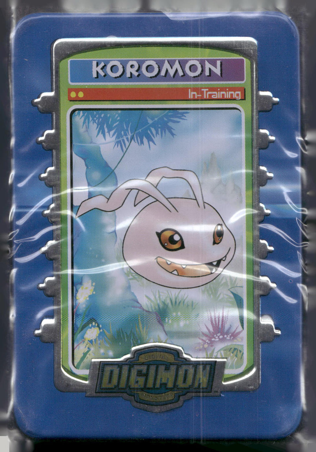 2000 Taco Bell Digimon Movie Promo Metal Trading Card # Koromon