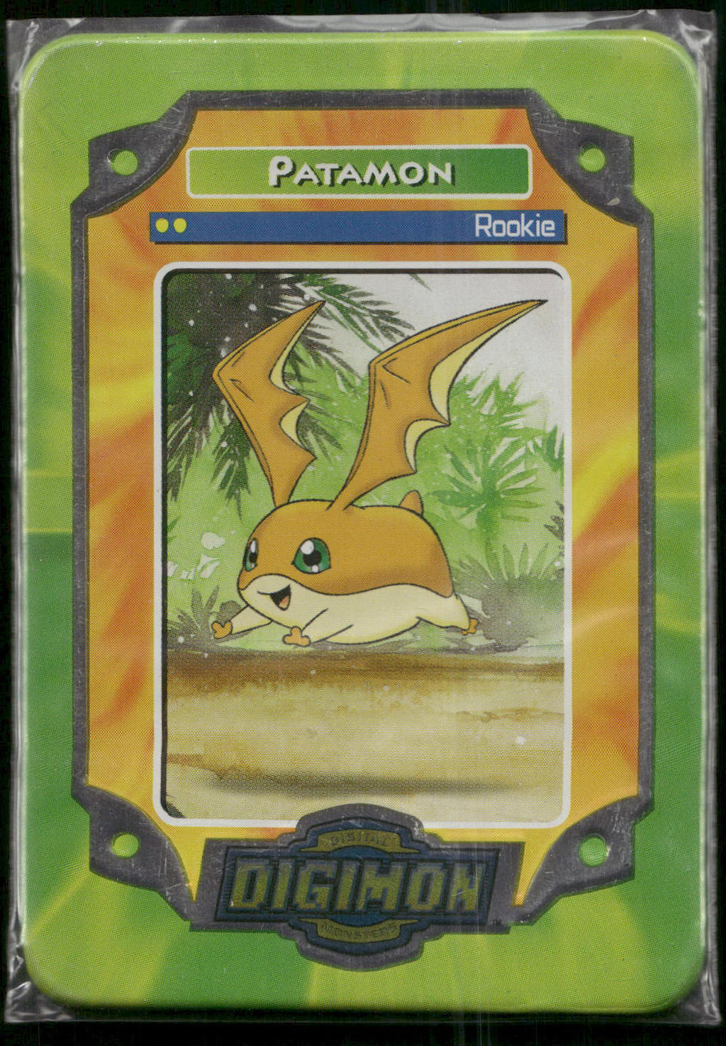 2000 Taco Bell Digimon Movie Promo Metal Trading Card # Patamon
