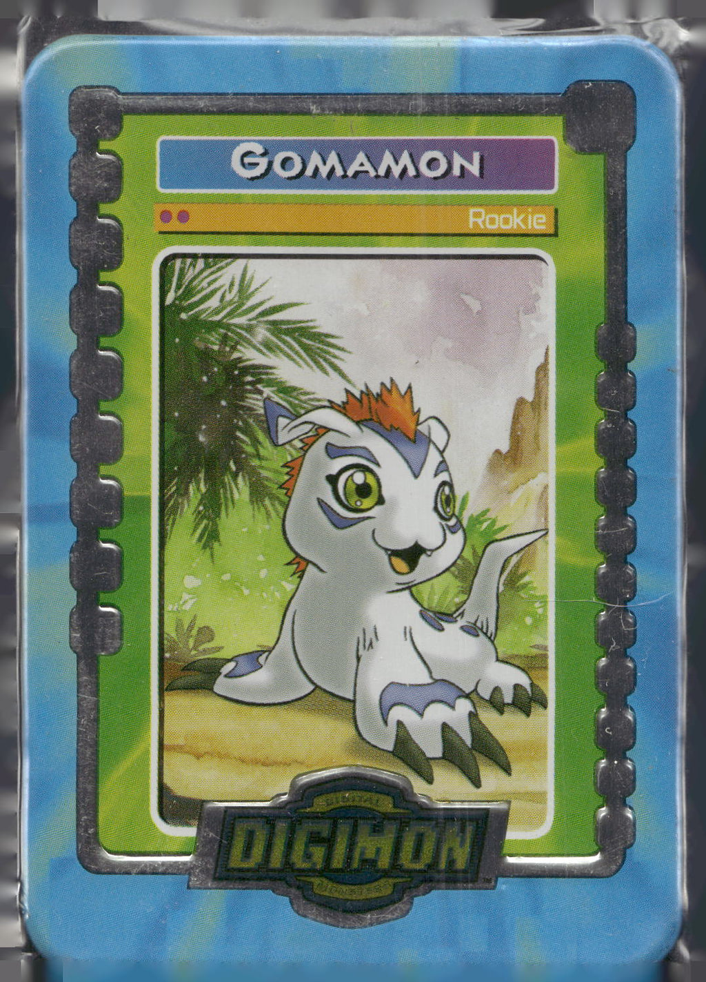 2000 Taco Bell Digimon Movie Promo Metal Trading Card # Gomamon
