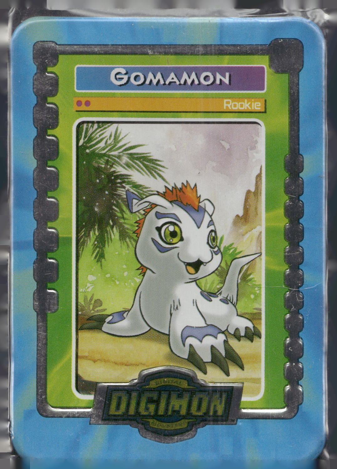 2000 Taco Bell Digimon Movie Promo Metal Trading Card # Gomamon