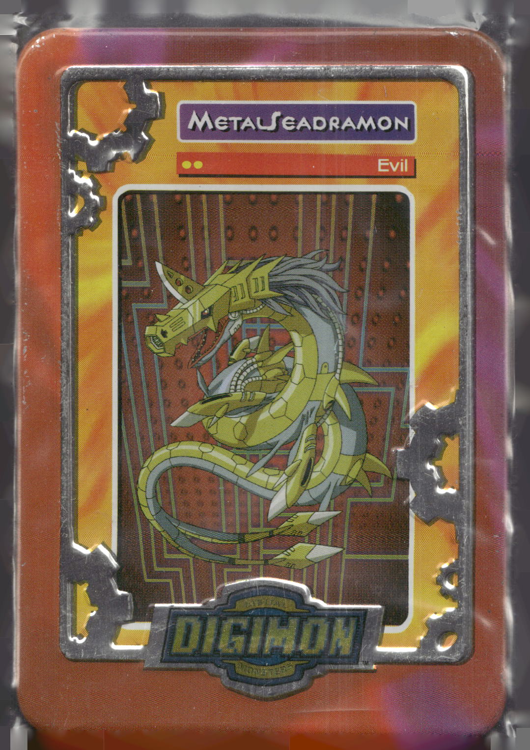 2000 Taco Bell Digimon Movie Promo Metal Trading Card # MetalSeadramon