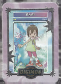 2000 Taco Bell Digimon Movie Promo Metal Trading Card # Kari