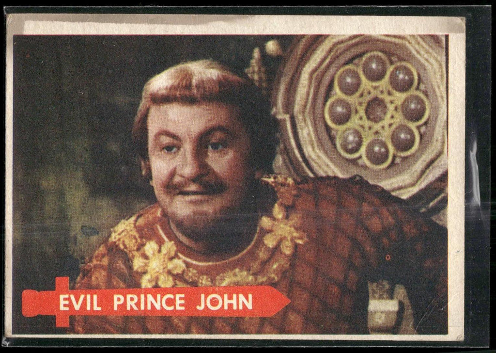 1957 Topps Robin Hood #14 Evil Prince John