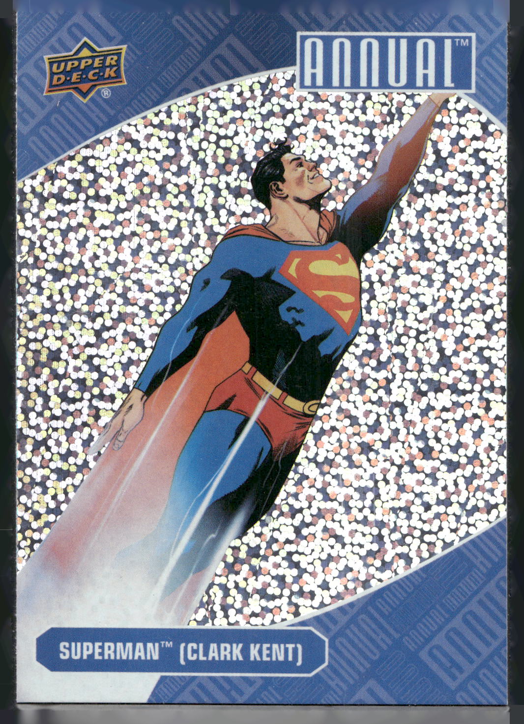 2023-24 Upper Deck DC Annual #1 Superman (Clark Kent) Silver Sparkle