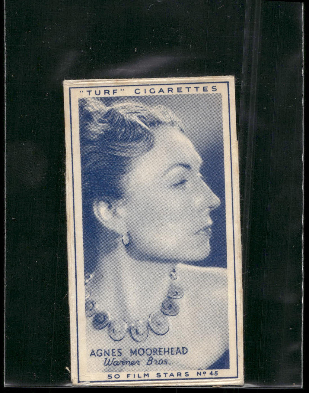 1947 Turf Film Stars #45 Agnes Moorehead