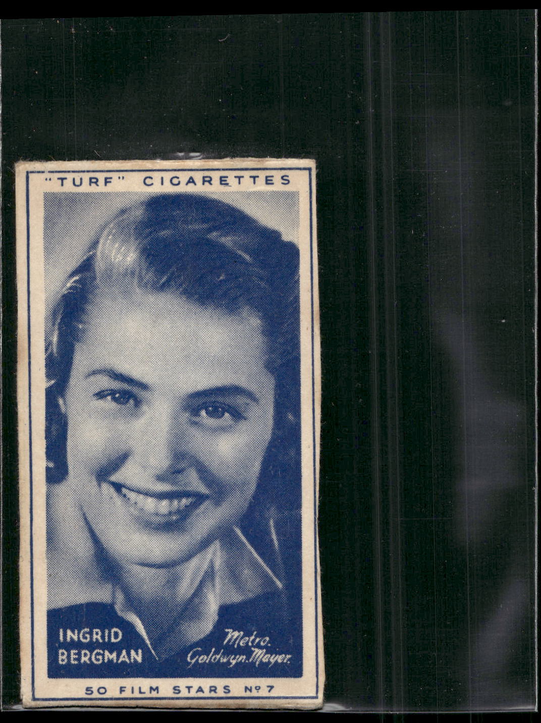 1947 Turf Film Stars #7 Ingrid Bergman Uncut Singles