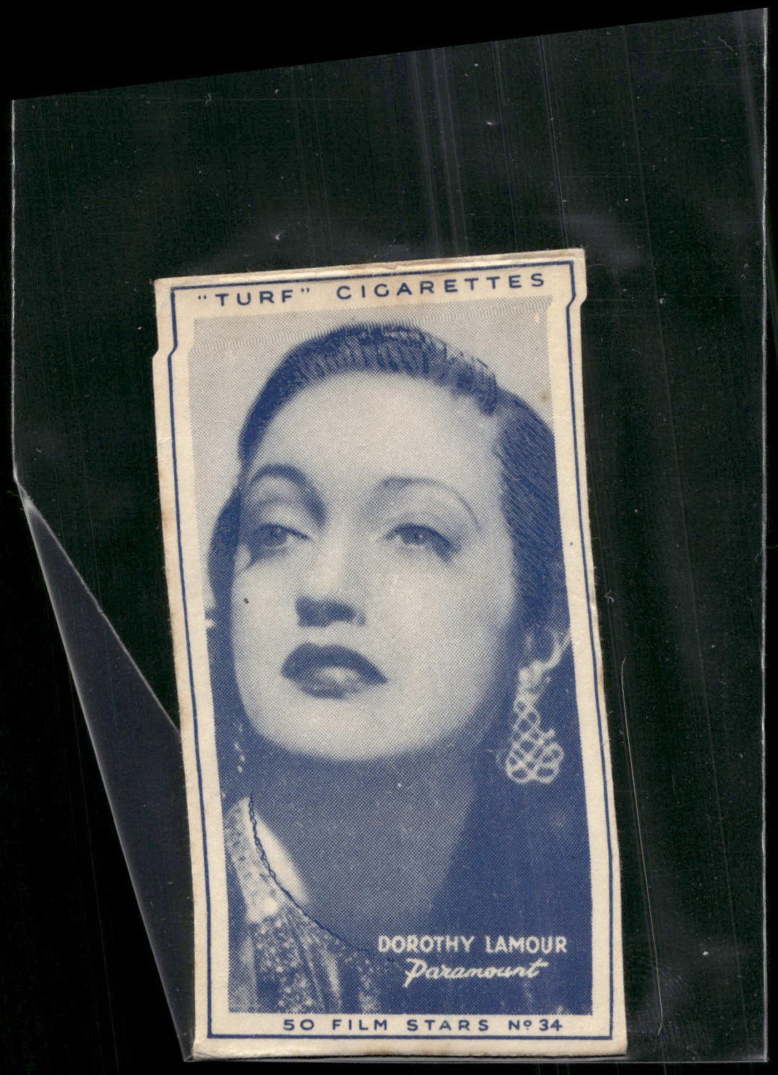 1947 Turf Film Stars #34 Dorothy Lamour