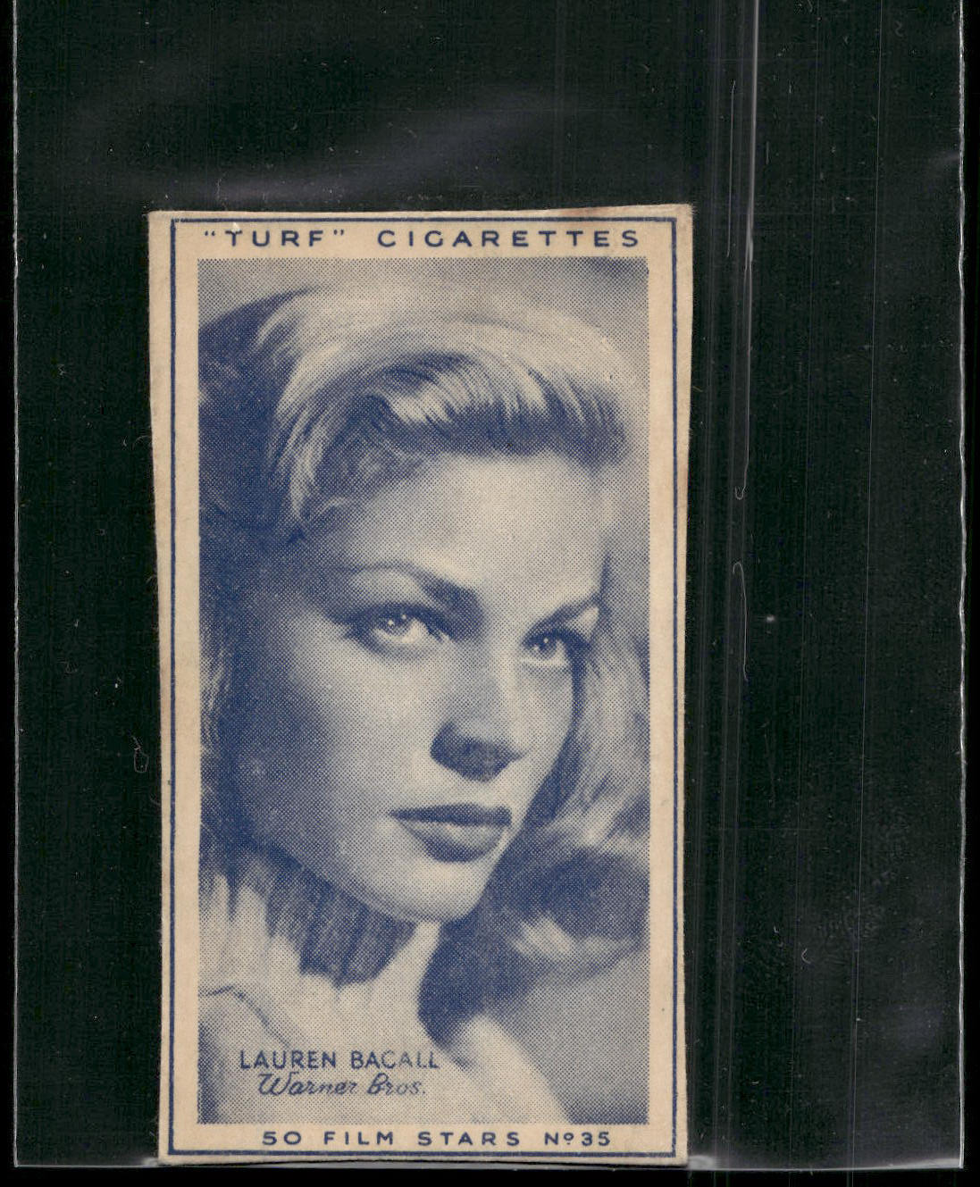 1947 Turf Film Stars #35 Lauren Bacall