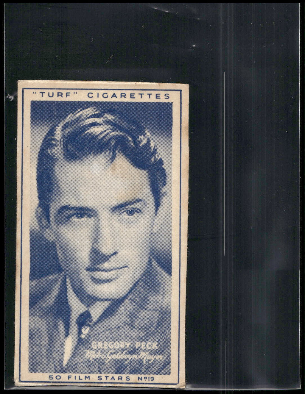 1947 Turf Film Stars #19 Gregory Peck