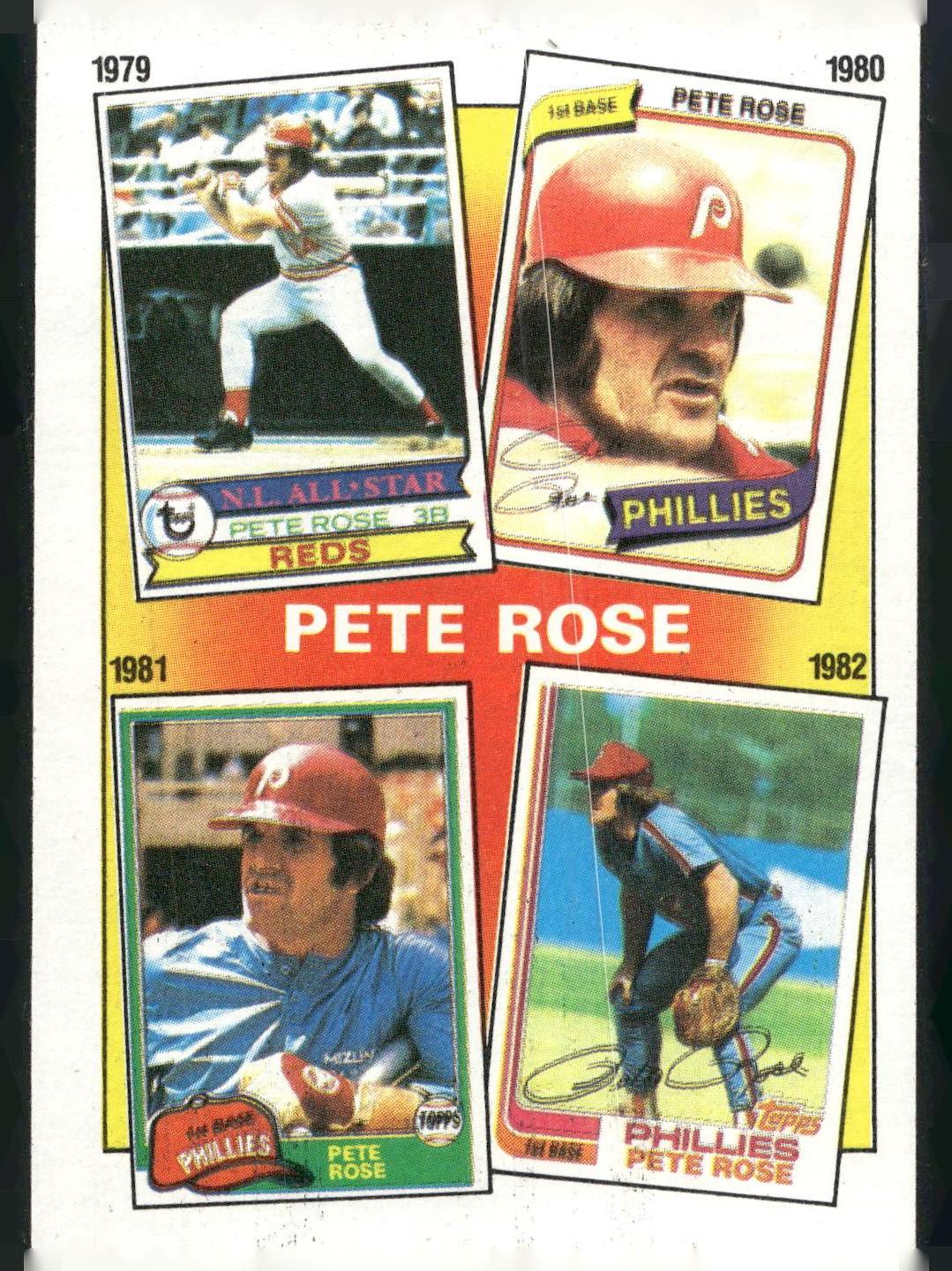 1986 Topps #6 The Pete Rose Years: 1979-1982 TPRY