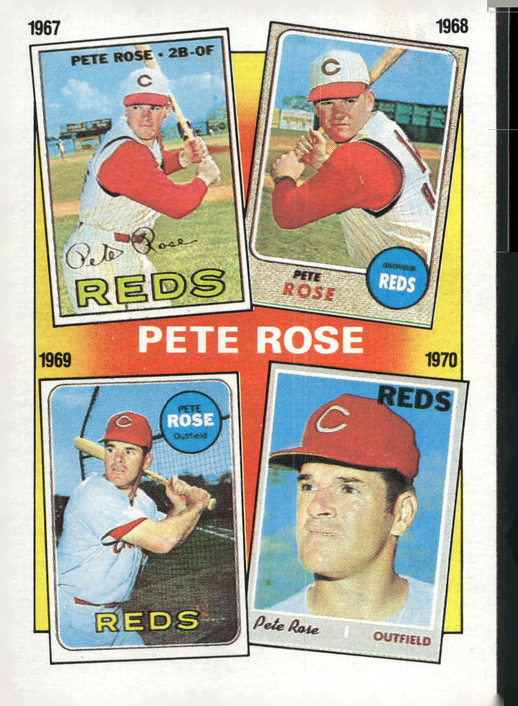 1986 Topps #3 The Pete Rose Years: 1967-1970 TPRY