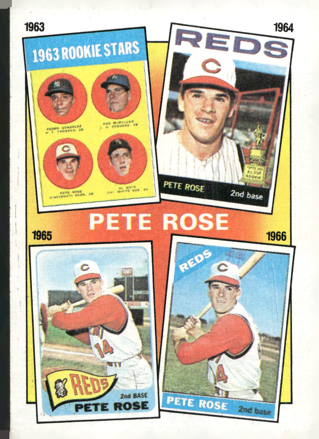 1986 Topps #2 The Pete Rose Years: 1963-1966 TPRY