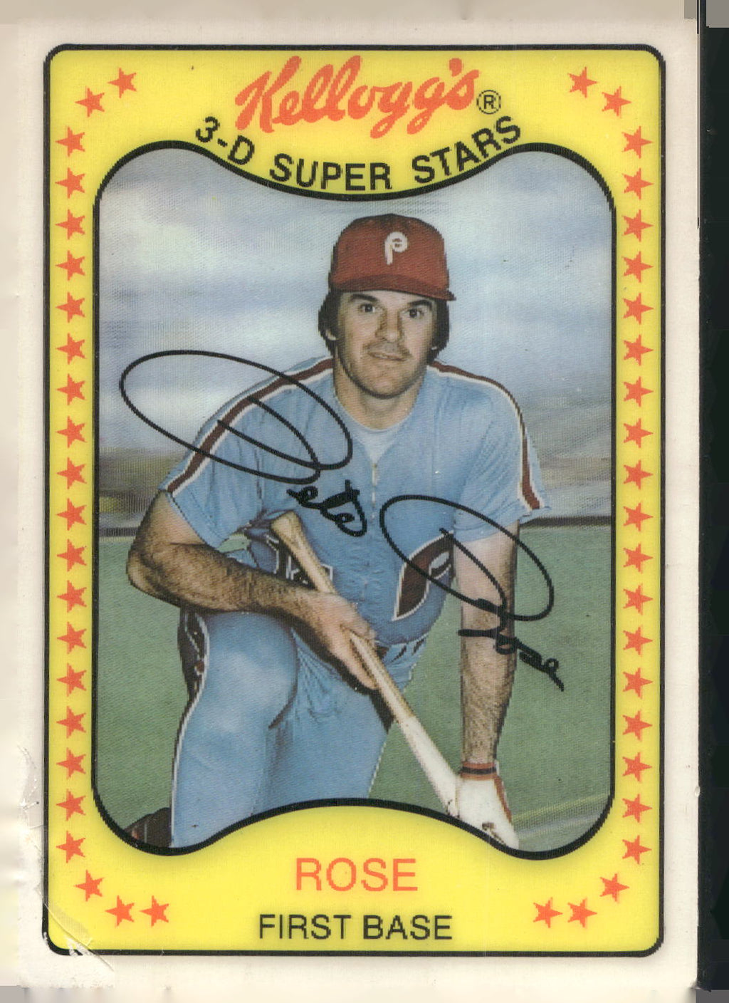 1981 Kellogg's 3-D Super Stars #63 Pete Rose