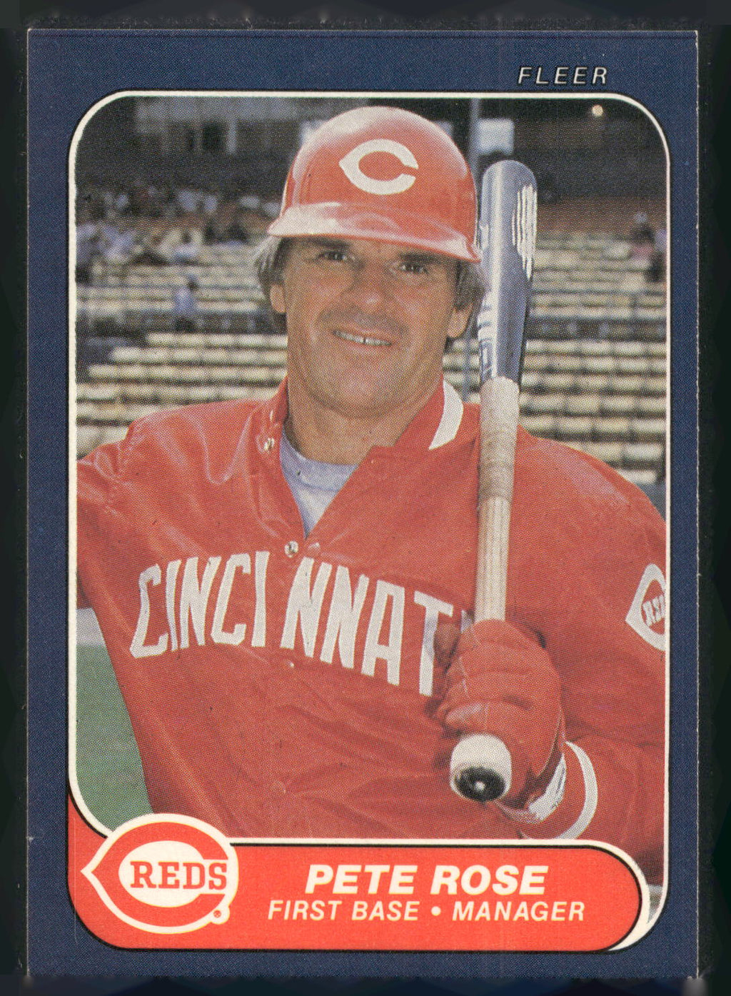 1986 Fleer #191 Pete Rose