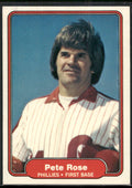 1982 Fleer #256 Pete Rose
