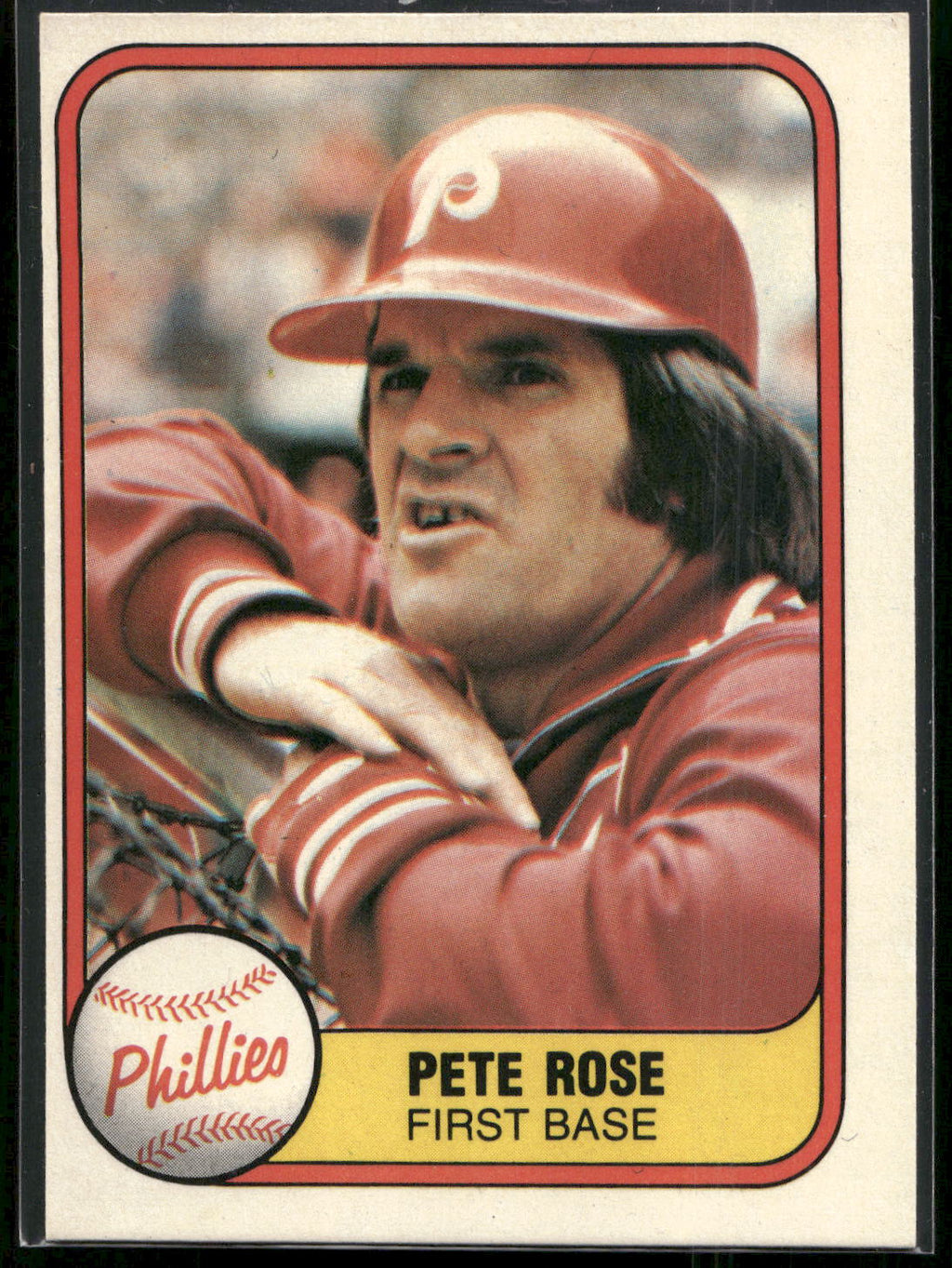 1981 Fleer #1 Pete Rose