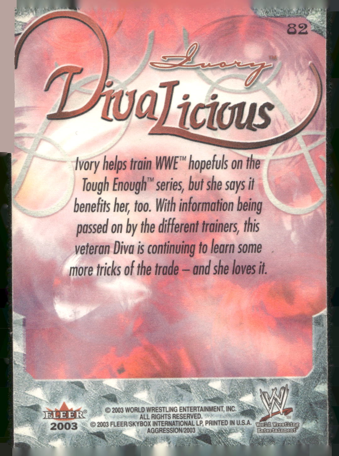2003 Fleer WWE Aggression #82 Ivory