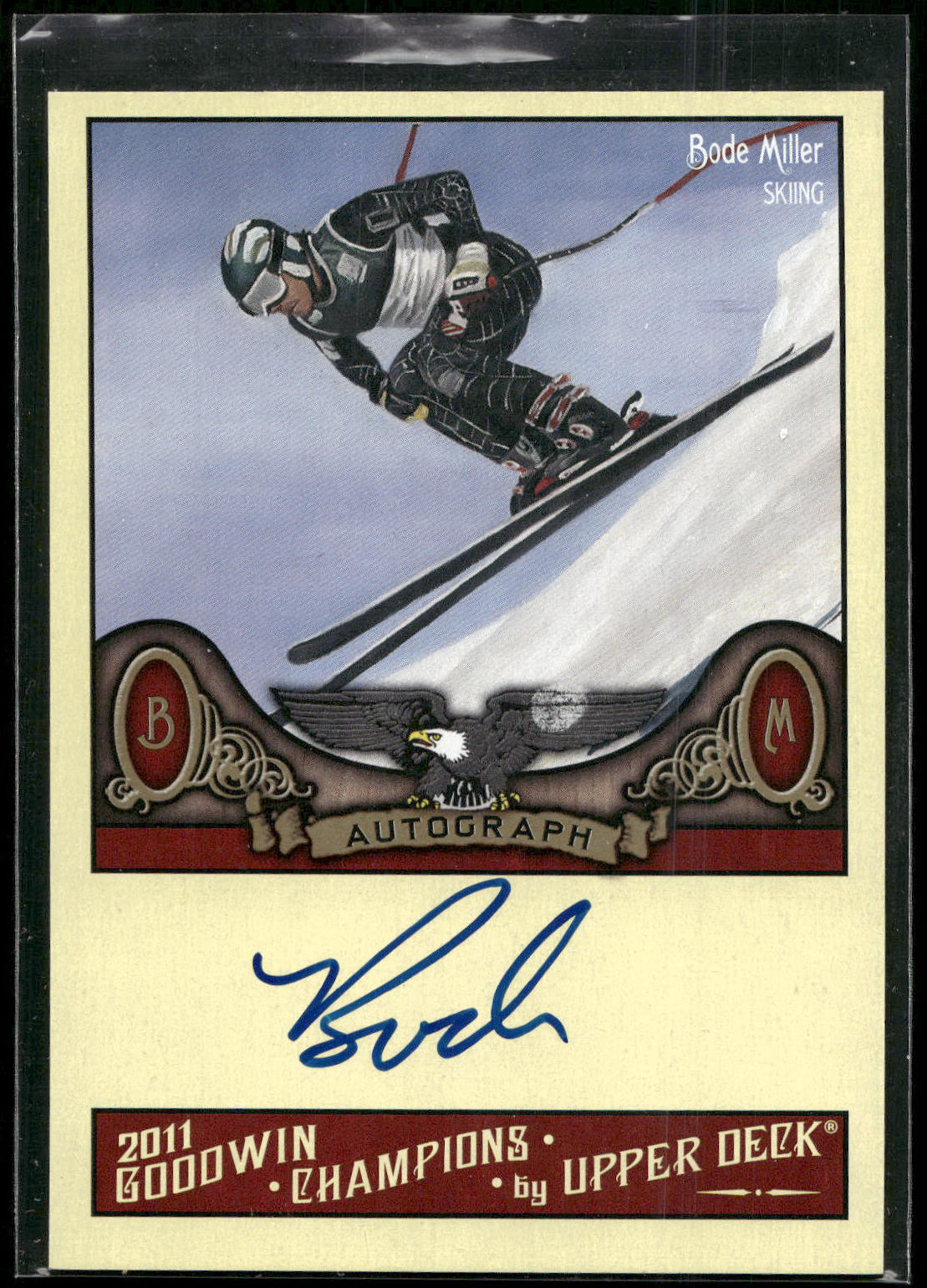 2011 Upper Deck Goodwin Champions #A-BM Bode Miller Autographs