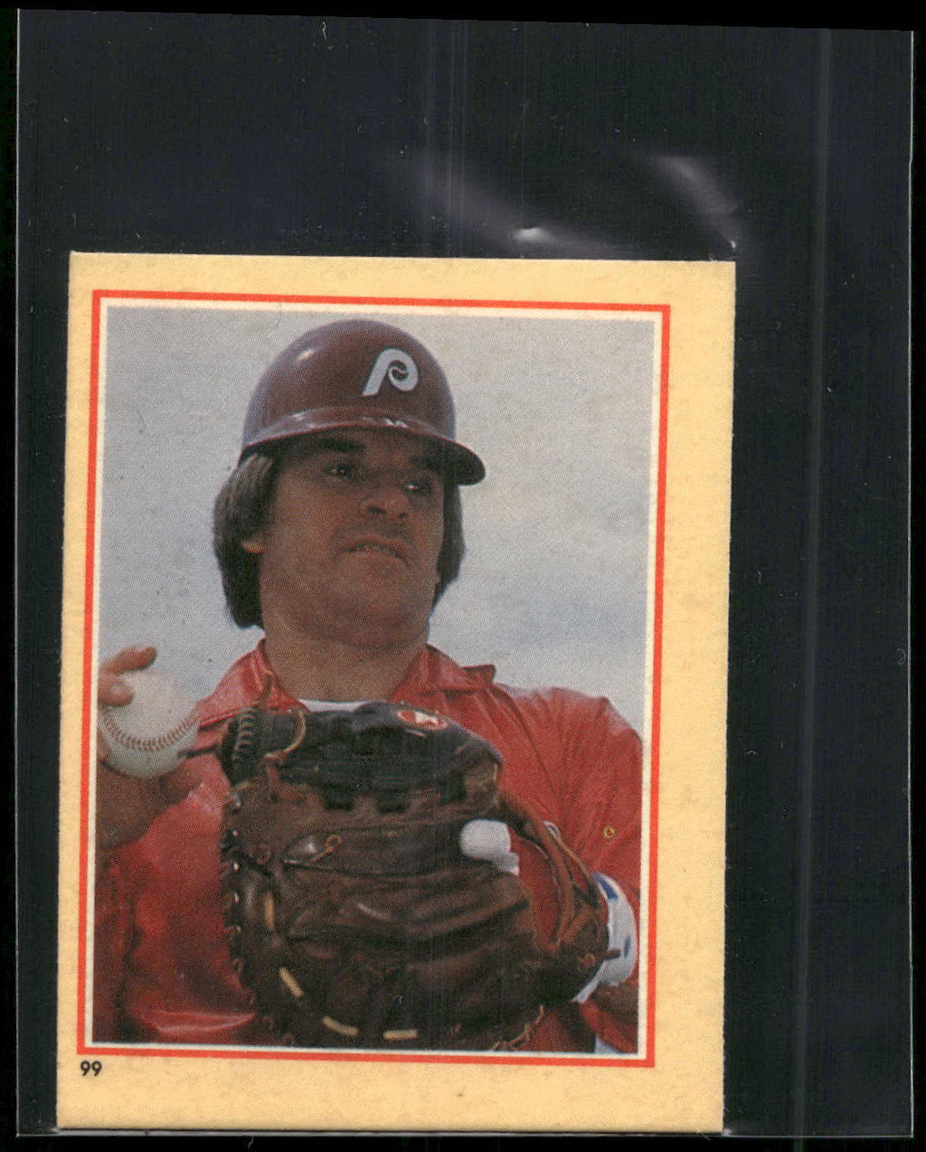 1984 Fleer Star Stickers #99 Pete Rose