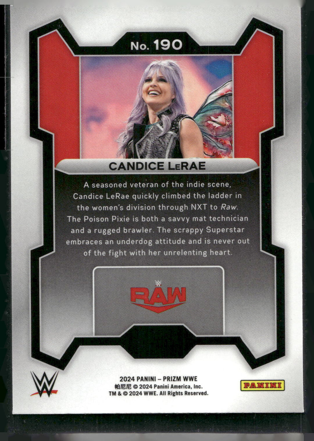 2024 Panini Prizm WWE #190 Candice LeRae