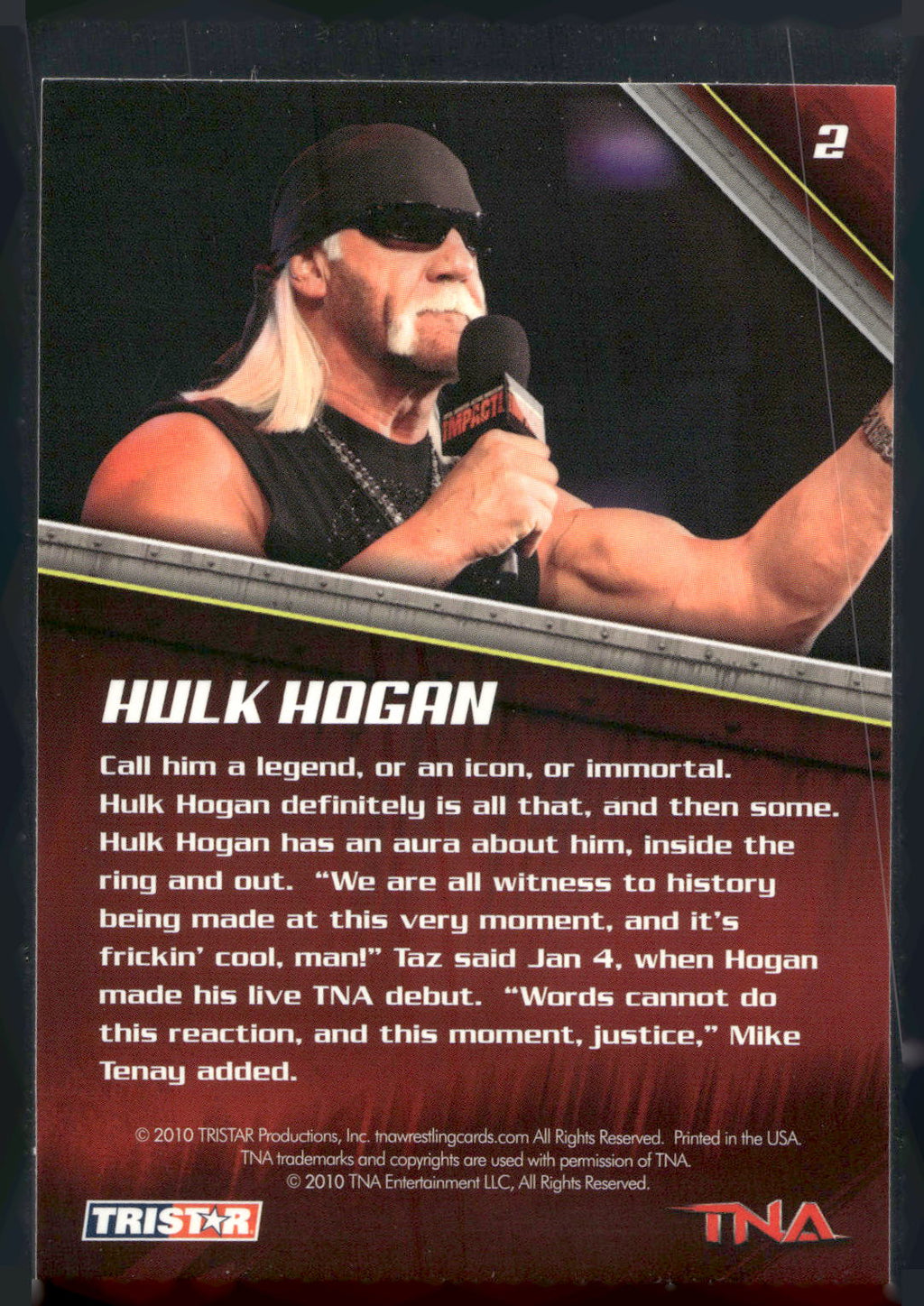 2010 TriStar TNA New Era #2 Hulk Hogan
