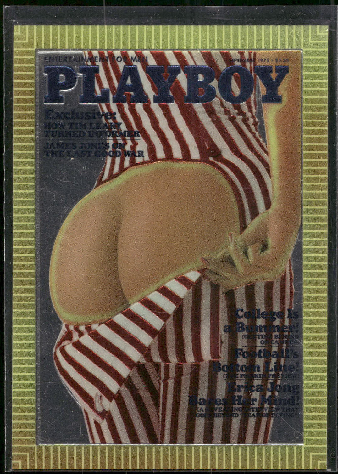 1995 Playboy Chromium Cover Cards Edition 2 #149 September 1975 - Vol. 22 No.