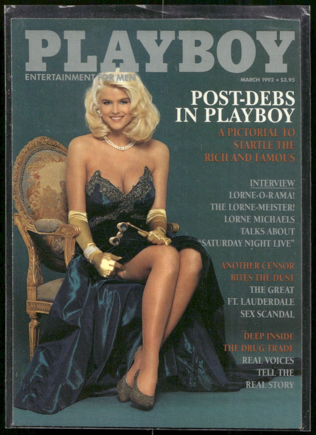 1995 Playboy Centerfold Collection: March #115 Cover of the March 1992 issue