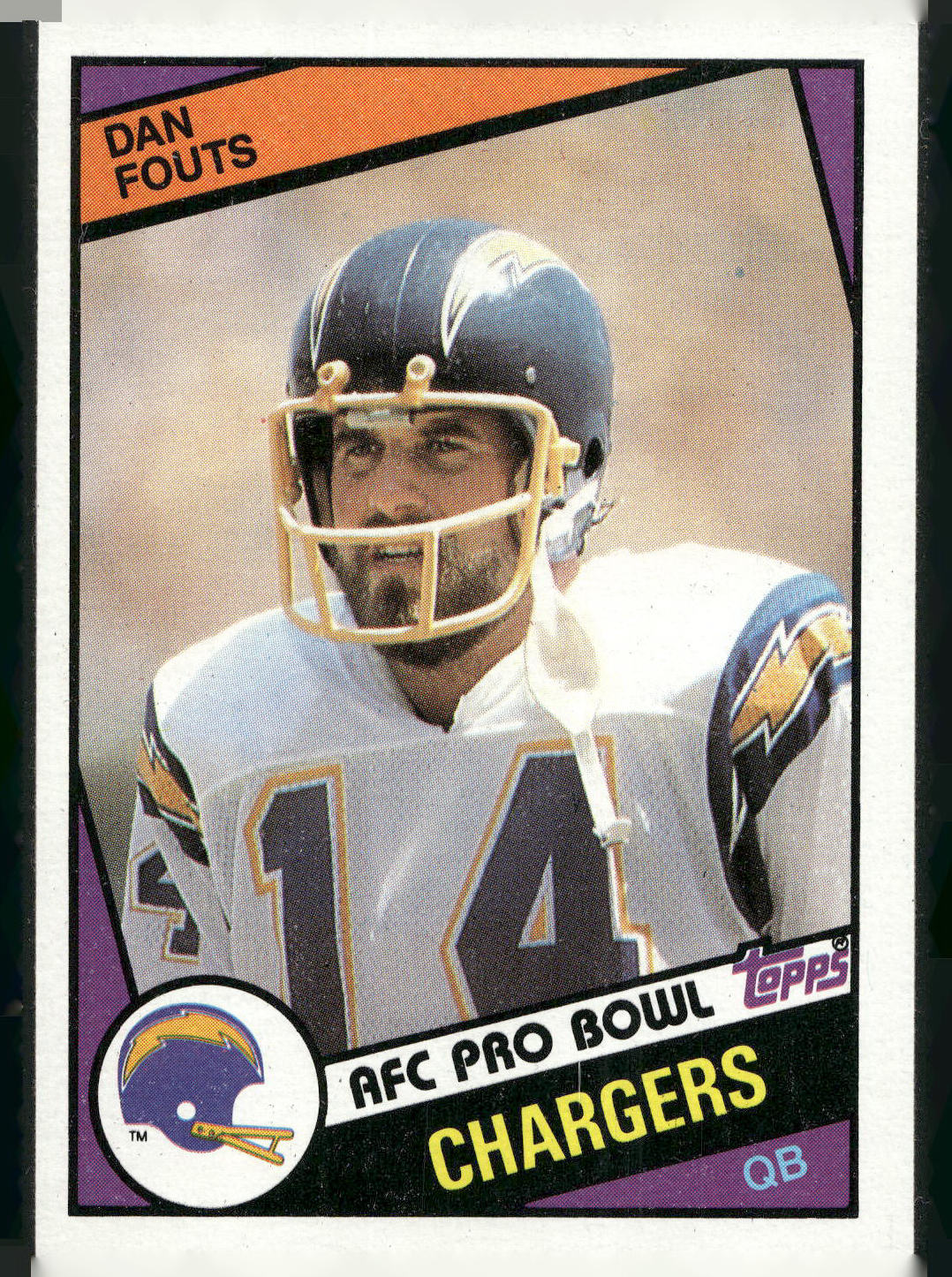 1984 Topps #179 Dan Fouts