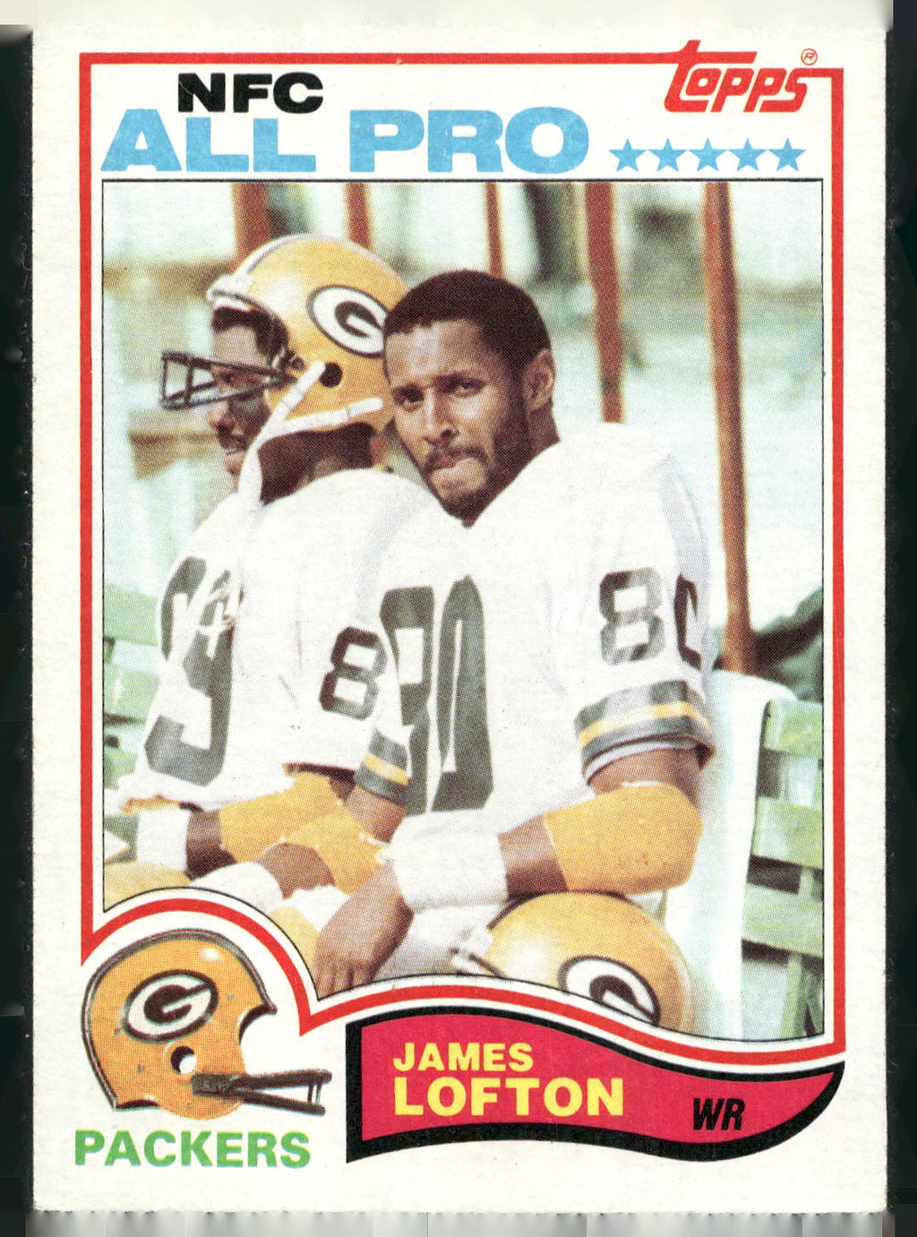 1982 Topps #364 James Lofton