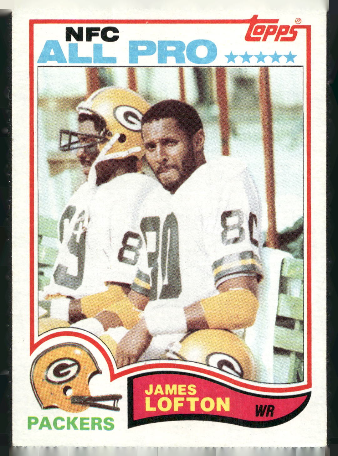 1982 Topps #364 James Lofton