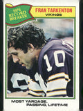 1977 Topps #454 Fran Tarkenton