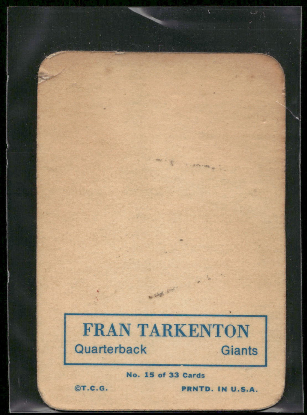 1970 Topps #15 Fran Tarkenton Glossy
