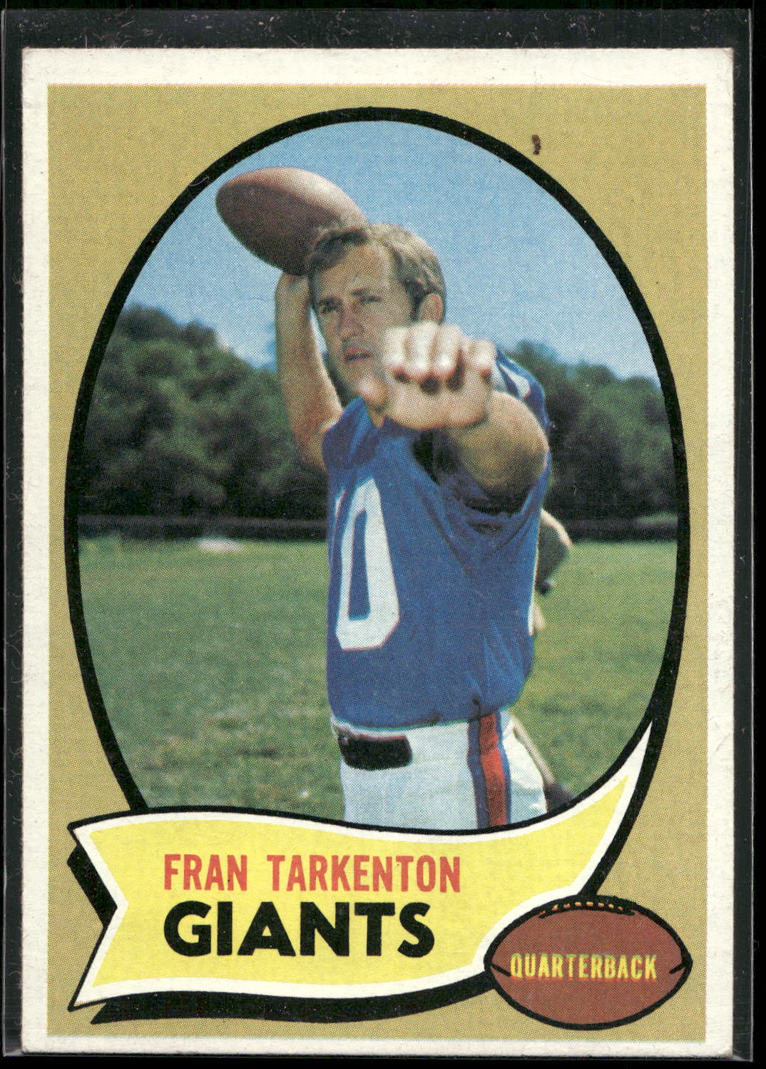 1970 Topps #80 Fran Tarkenton