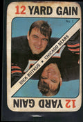 1971 Topps #1 Dick Butkus Game Inserts