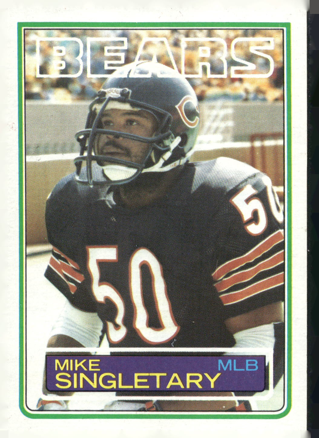 1983 Topps #38 Mike Singletary