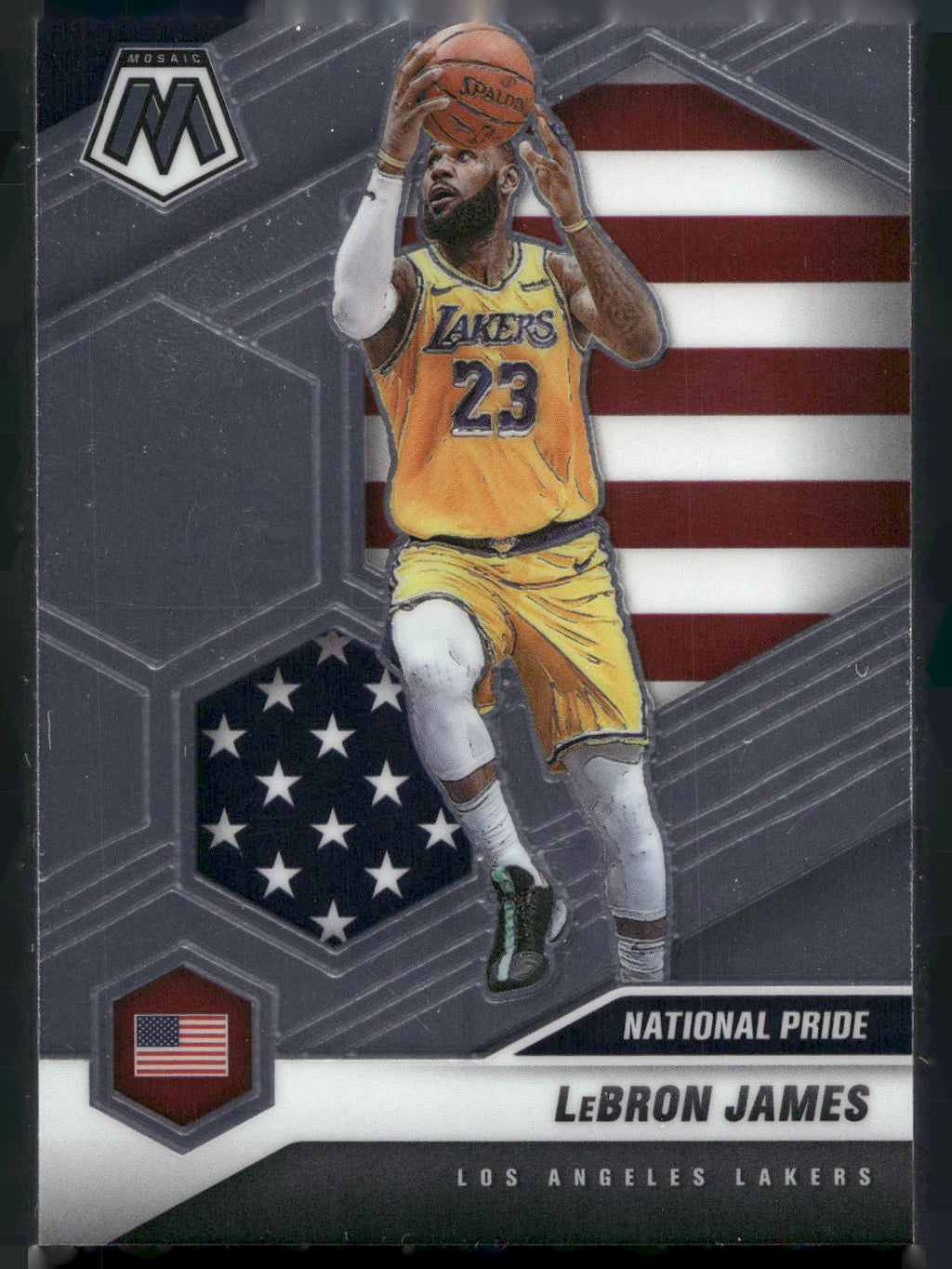 2020-21 Panini Mosaic #247 LeBron James