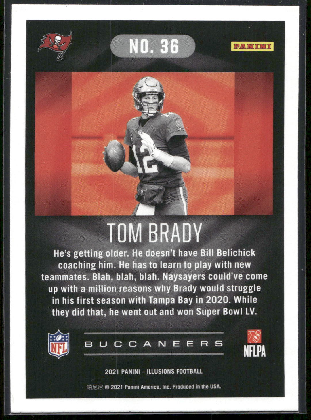 2021 Panini Illusions #36 Tom Brady Retail