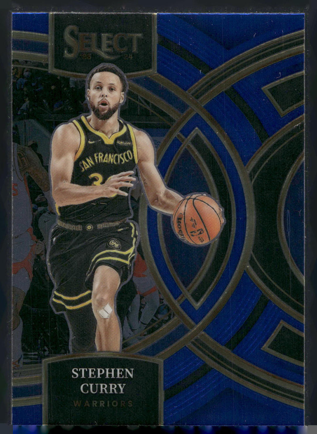 2023-24 Panini Select #145 Stephen Curry Blue Prizms