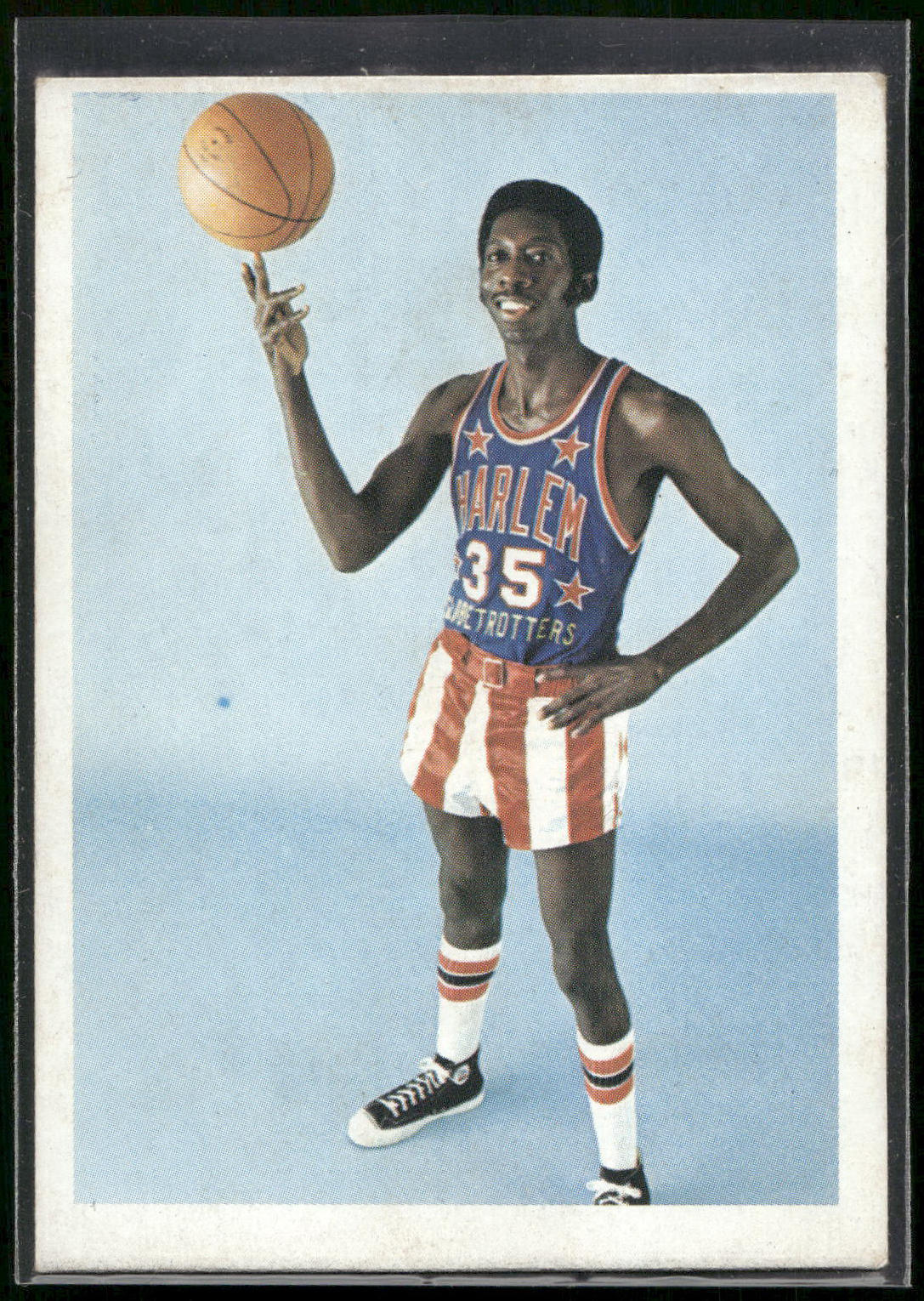 1971 Fleer Harlem Globetrotters #23 Hubert "Geese" Ausbie