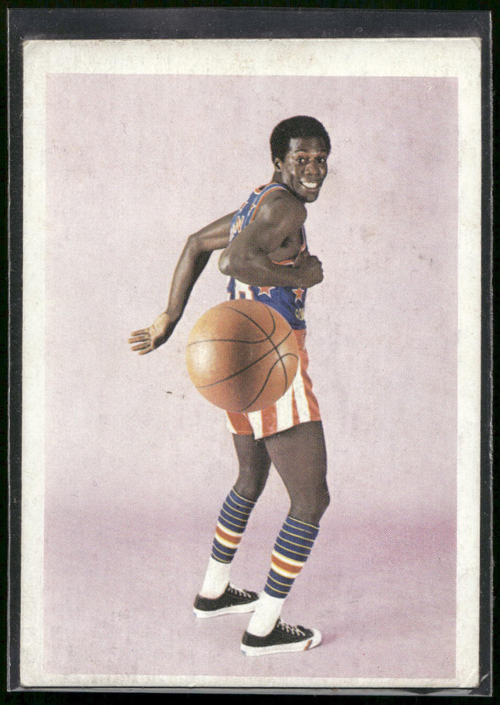1971 Fleer Harlem Globetrotters #76 Bobby Hunter