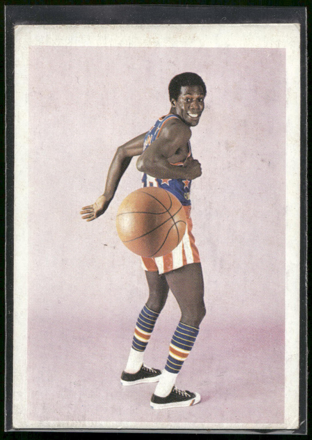 1971 Fleer Harlem Globetrotters #76 Bobby Hunter