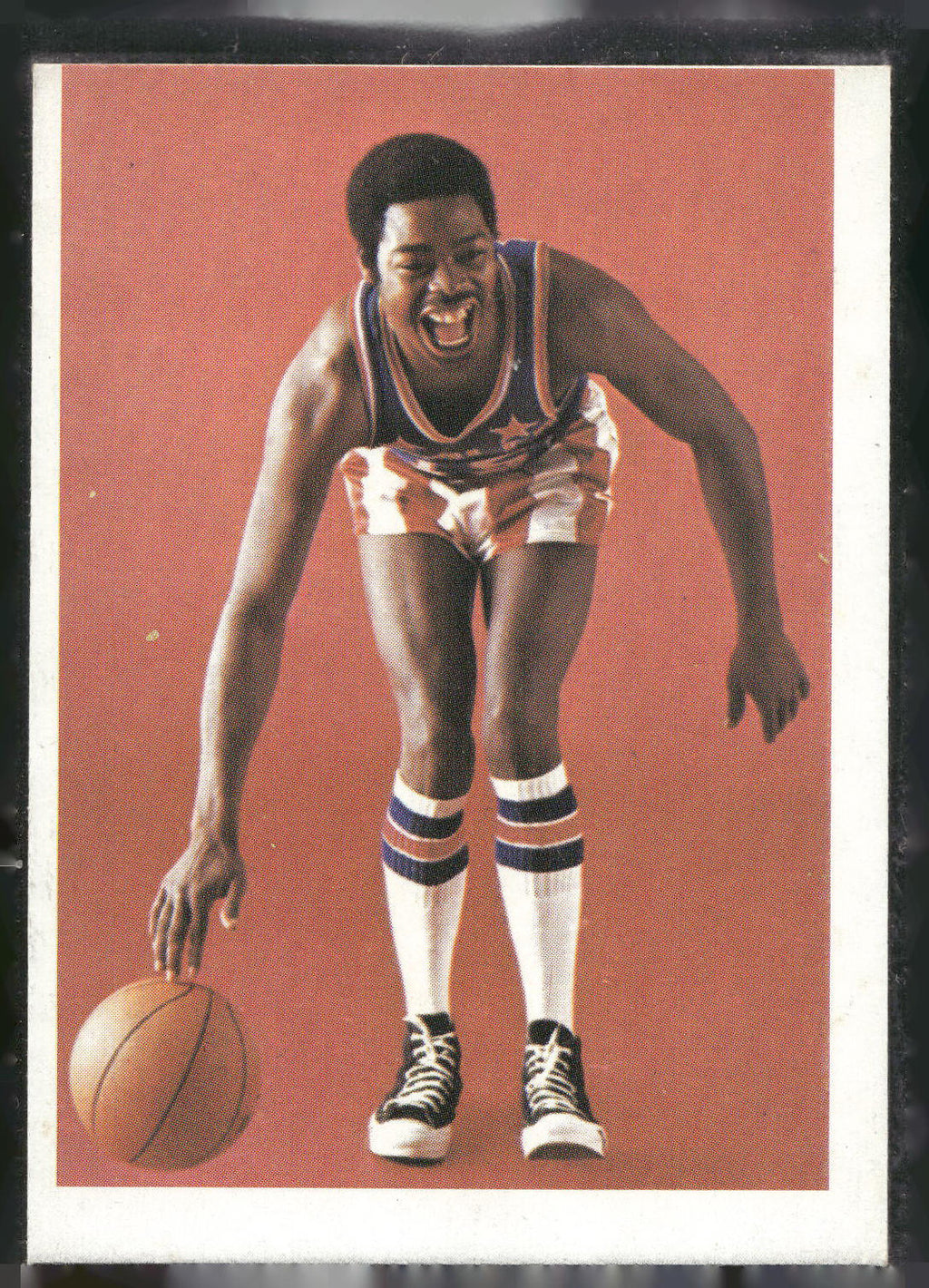 1971 Fleer Harlem Globetrotters #6 Pablo "Pabs" Robertson