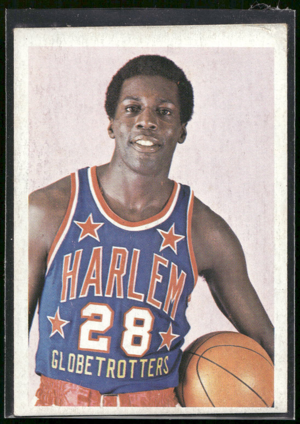 1971 Fleer Harlem Globetrotters #73 Bobby Hunter